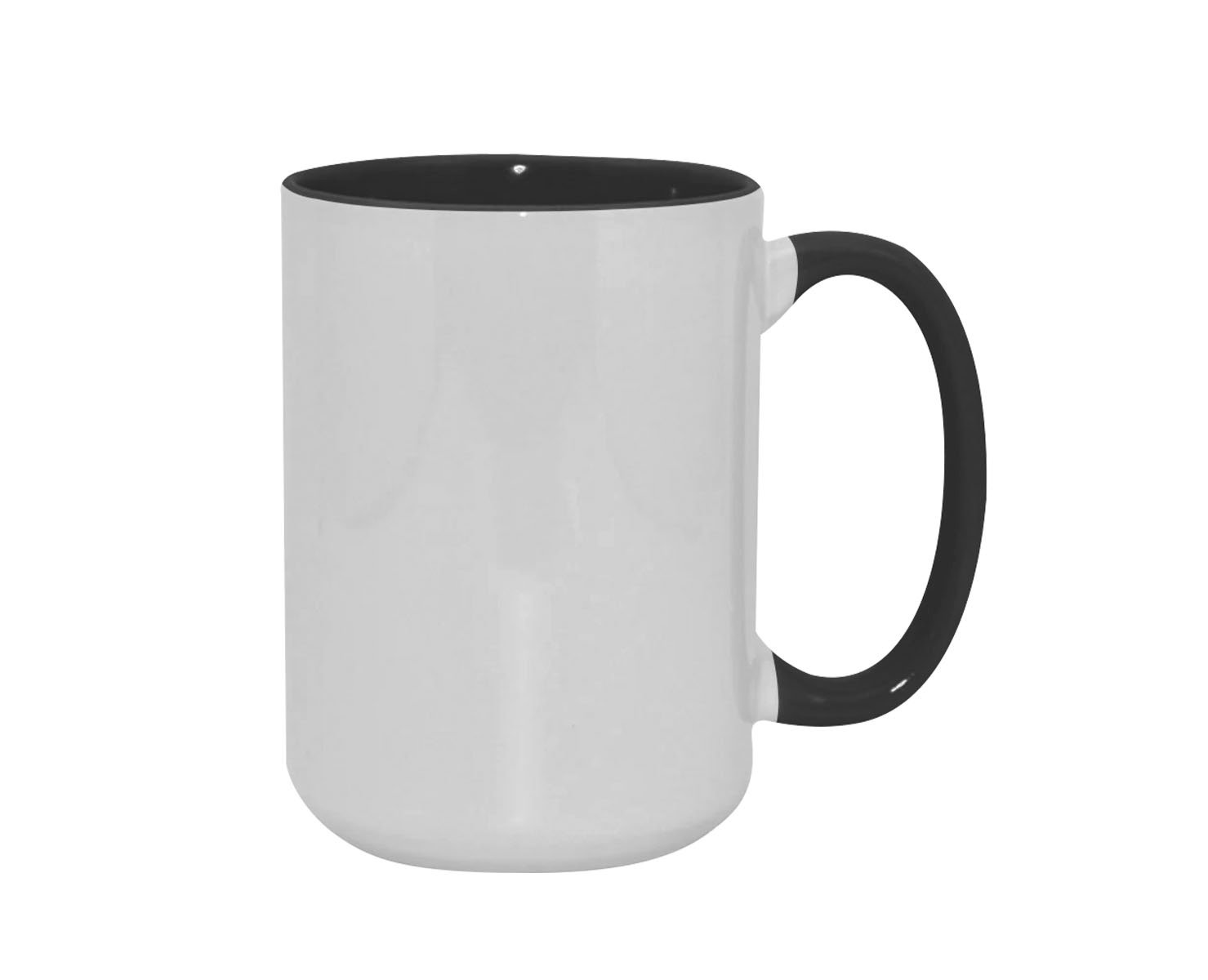 TAZA BICOLOR 15 OZ NEGRO