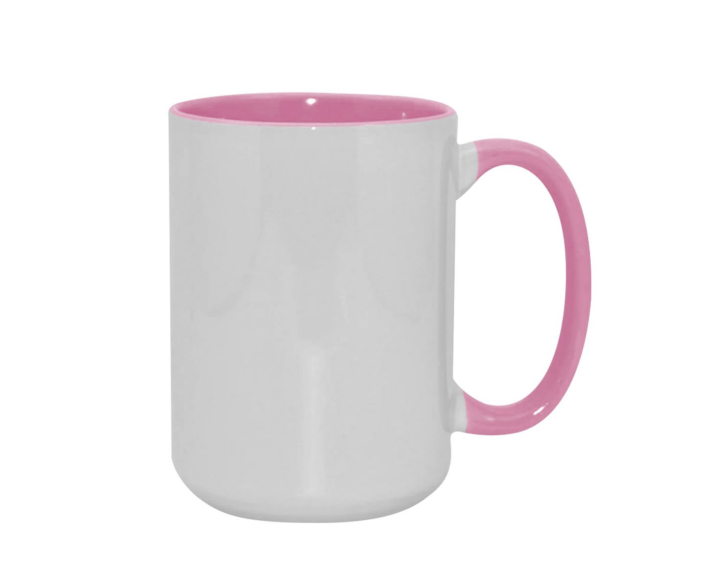 TAZA BICOLOR 15 OZ ROSA