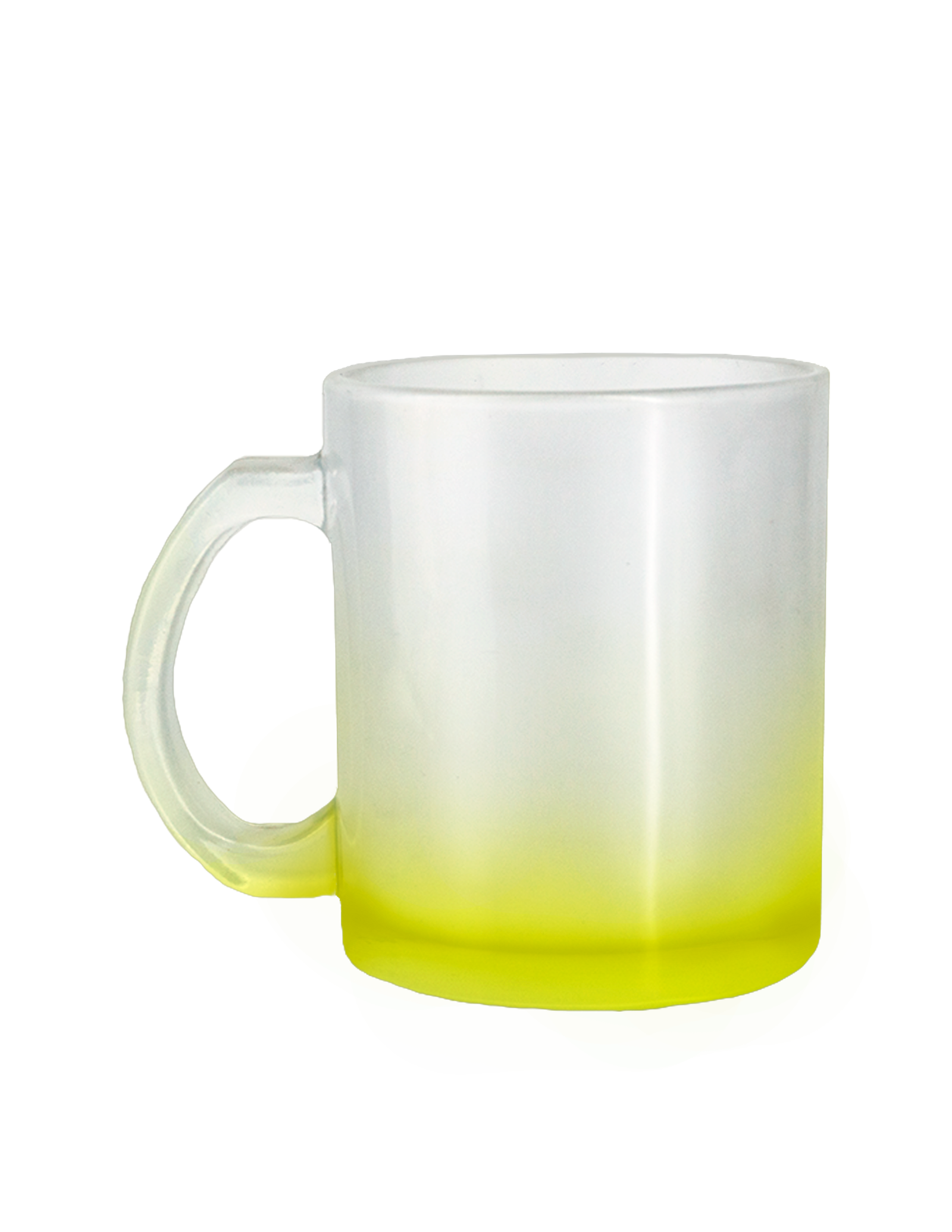 TAZA CRISTAL 10 OZ. SATINADO AMARILLO