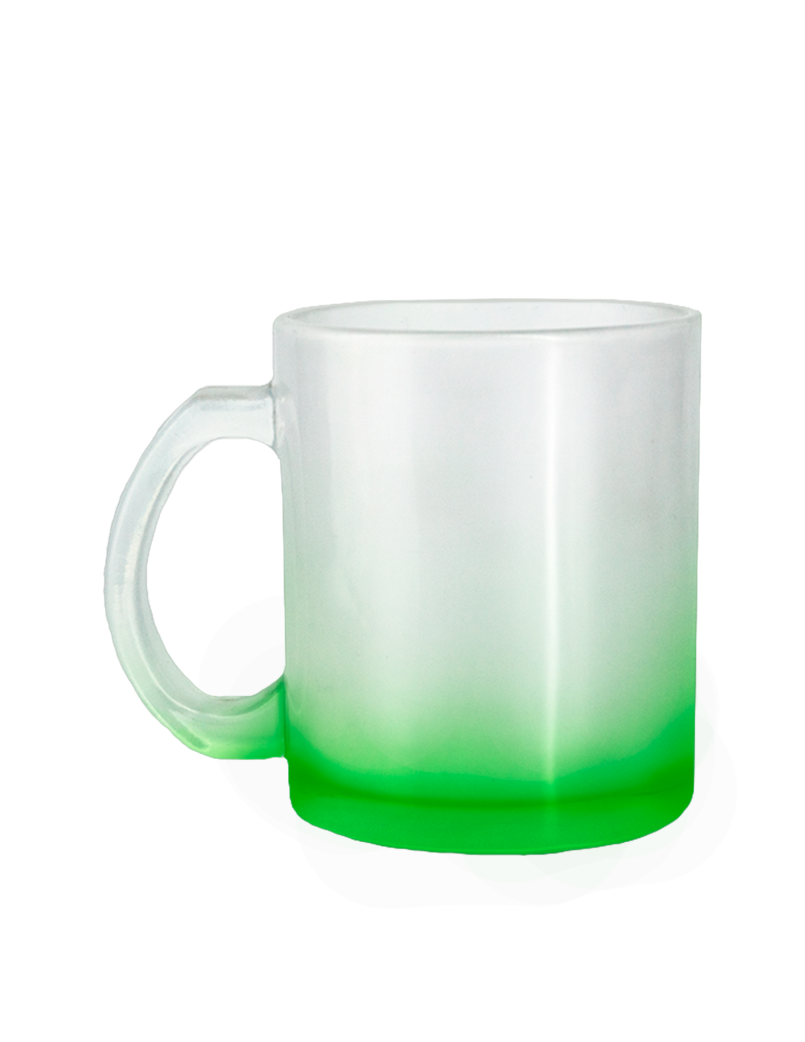 TAZA CRISTAL 10 OZ. SATINADO VERDE