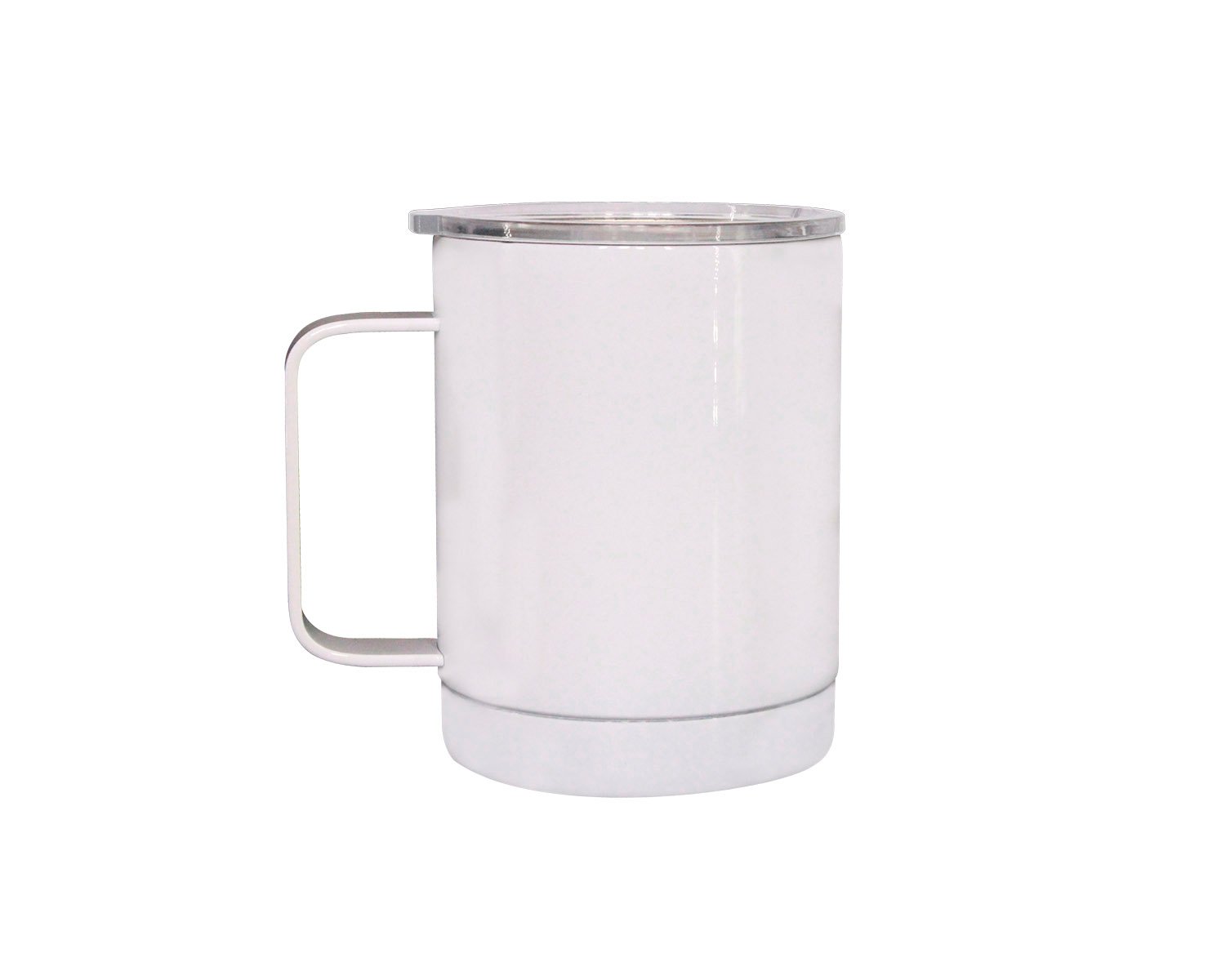 TAZA TERMICA IRON 12 OZ.  C/TAPA BLANCO