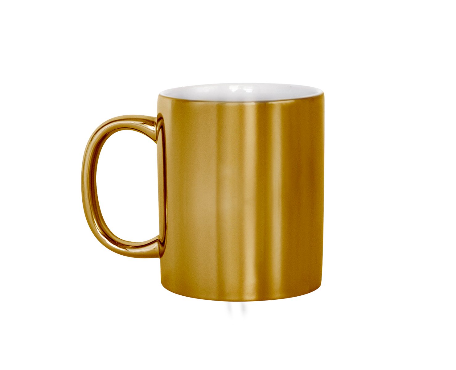 TAZA METALICA 11 OZ. ORO