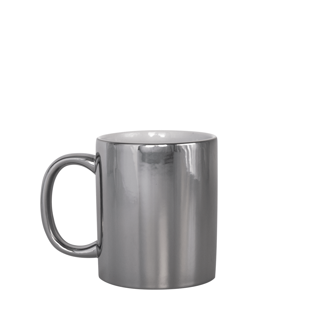 TAZA METALICA 11 OZ. PLATA