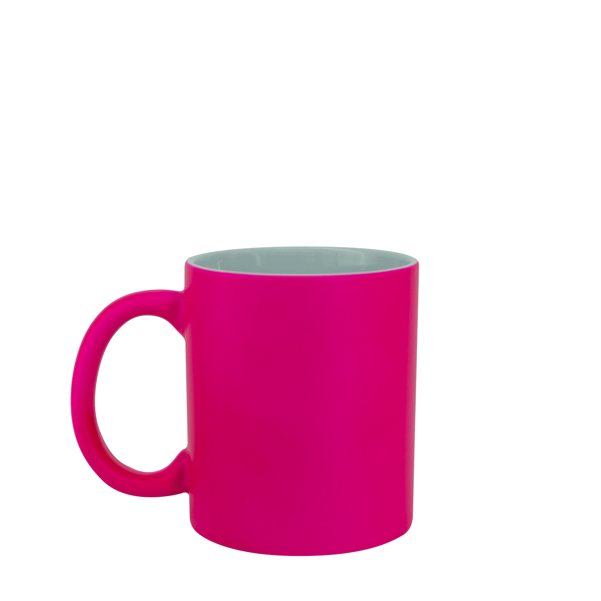 TAZA COLOR NEON 11 OZ ROSA