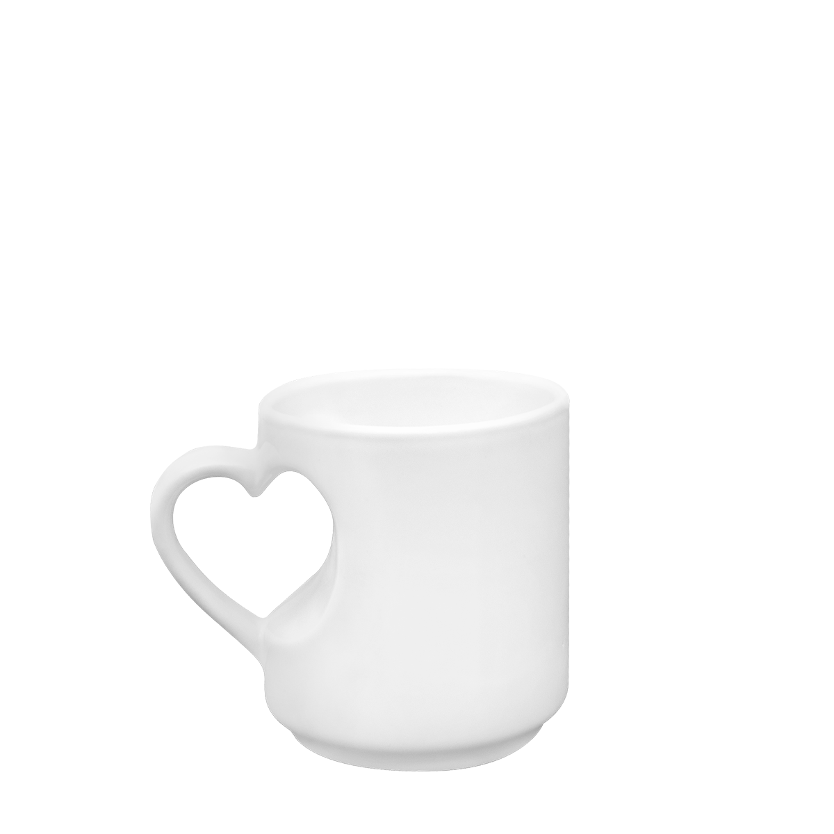 TAZA CORAZON 10 OZ BLANCO