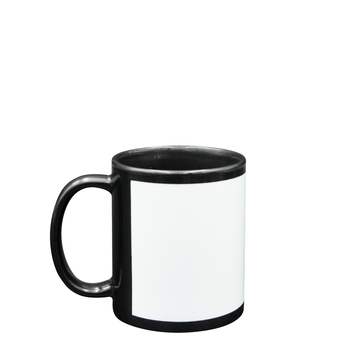 TAZA VENTANA 11 OZ NEGRA