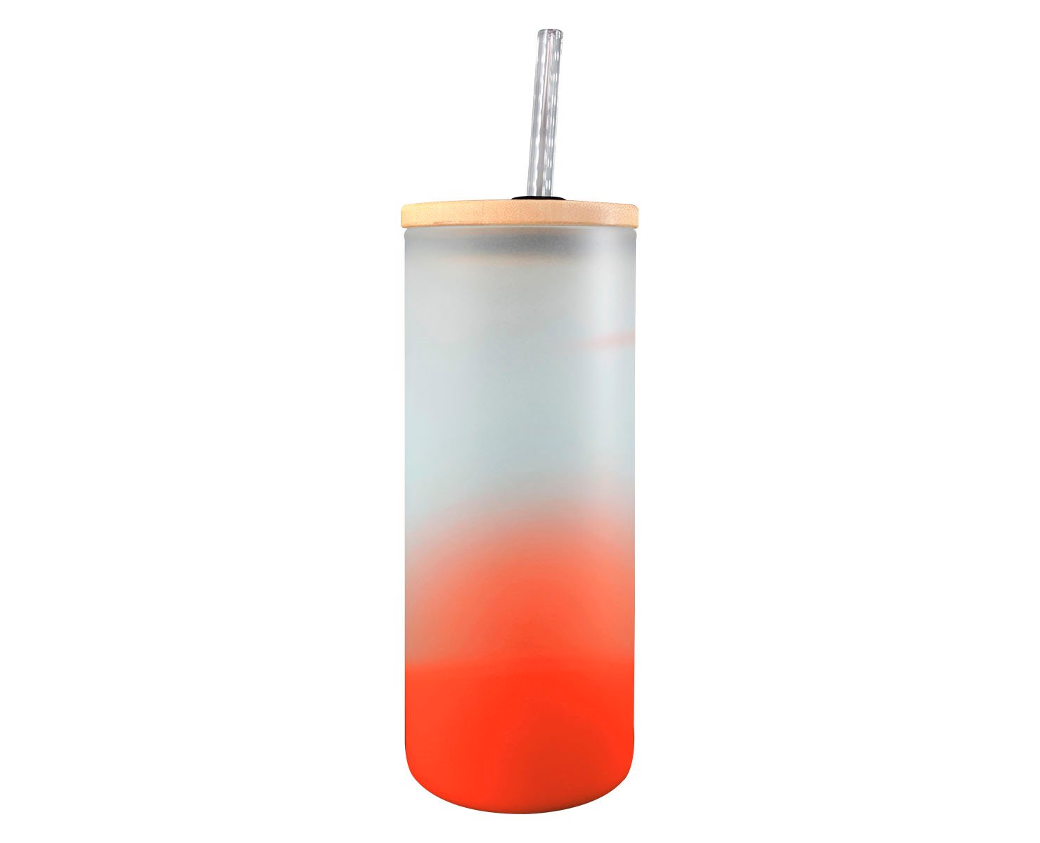 BOTELLA BOROSILICATO FLORIDA 650ML ROJO