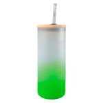 BOTELLA BOROSILICATO FLORIDA 650ML VERDE