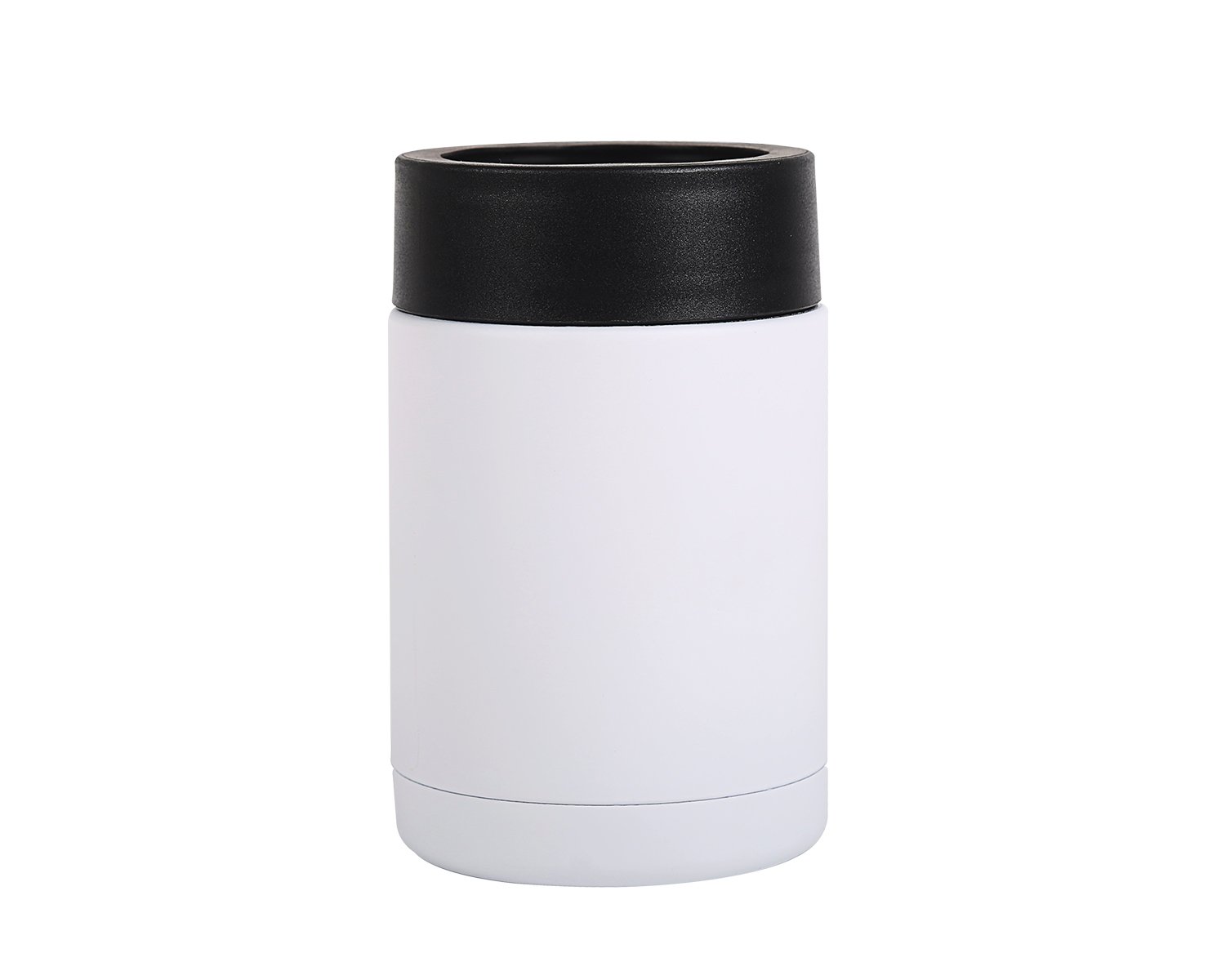 PORTA LATA ACERO DOBLE PARED BLANCO 12OZ