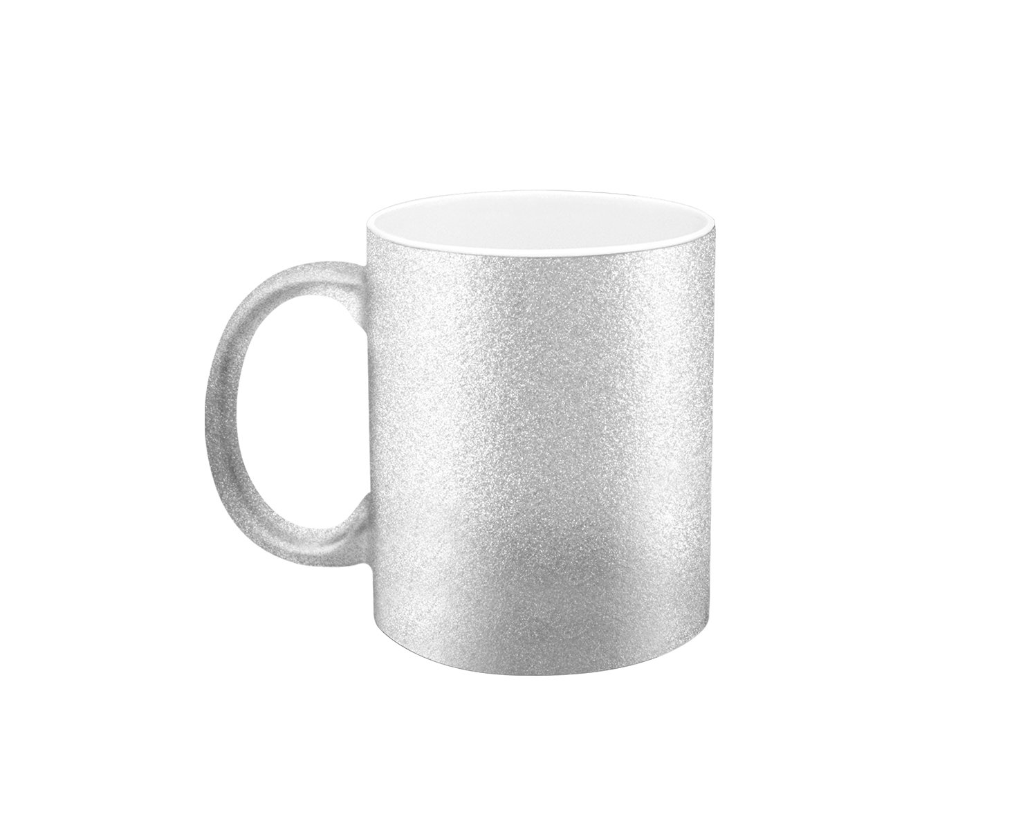 TAZA DIAMANTADA 11 OZ. PLATA