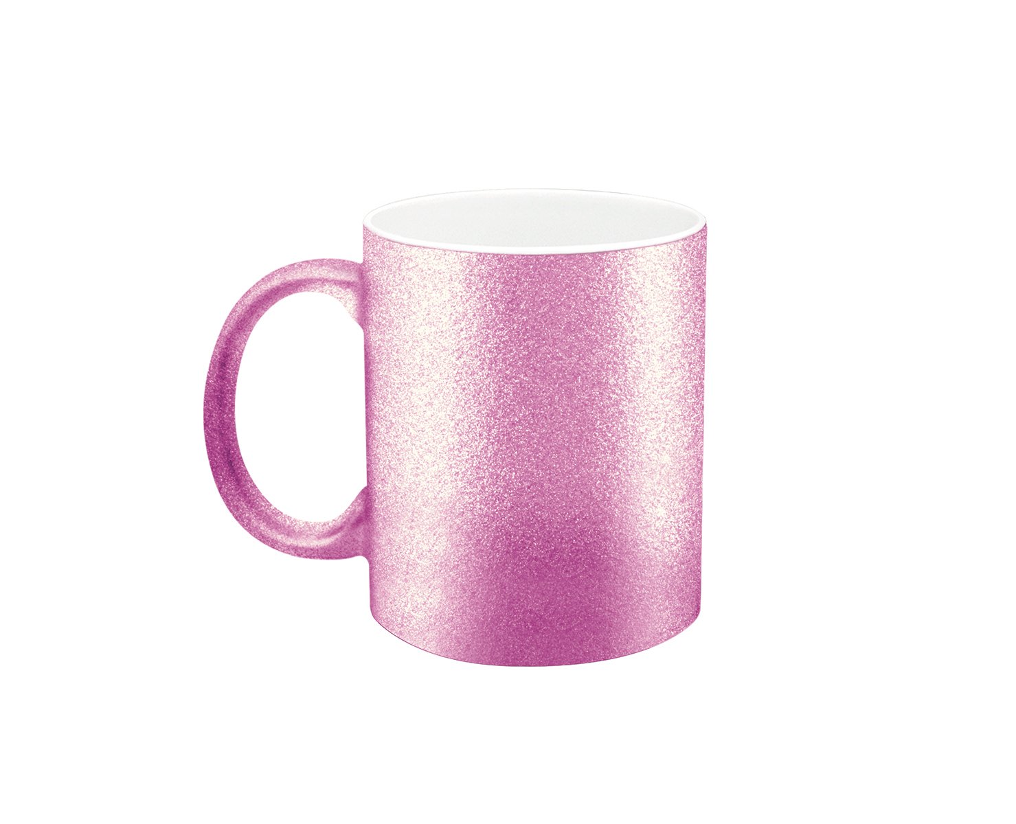 TAZA DIAMANTADA 11 OZ. ROSA