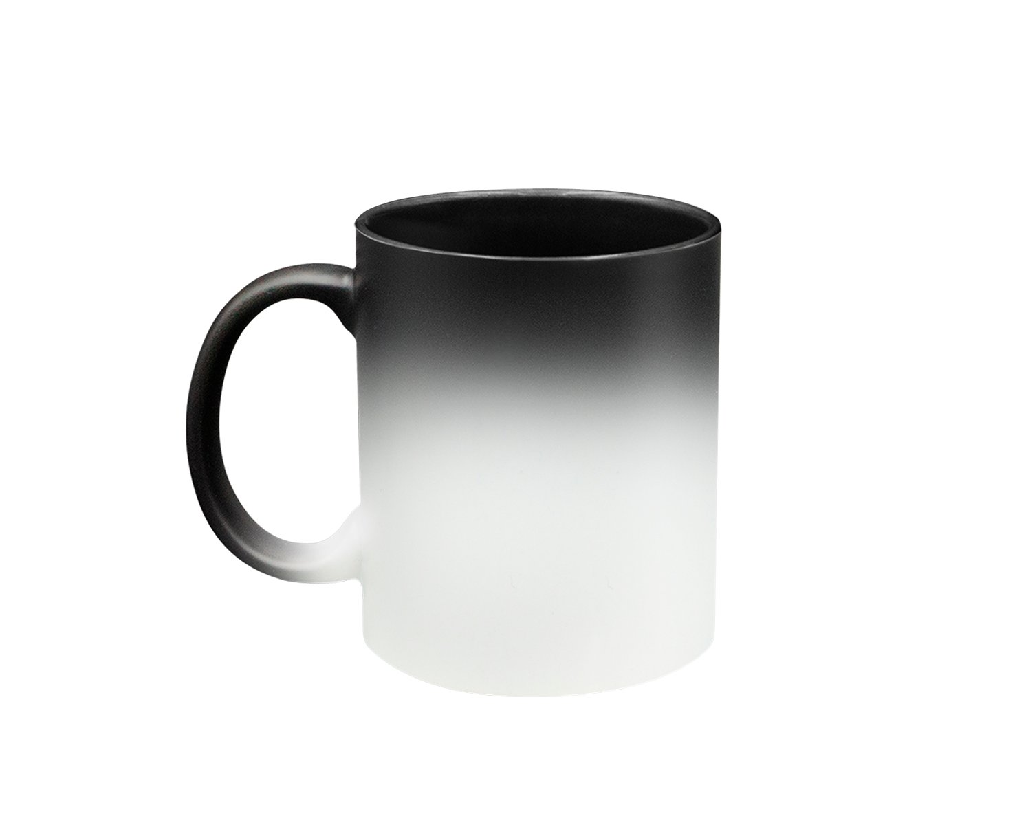 TAZA MAGICA NEGRO 11 OZ. INT. NEGRO