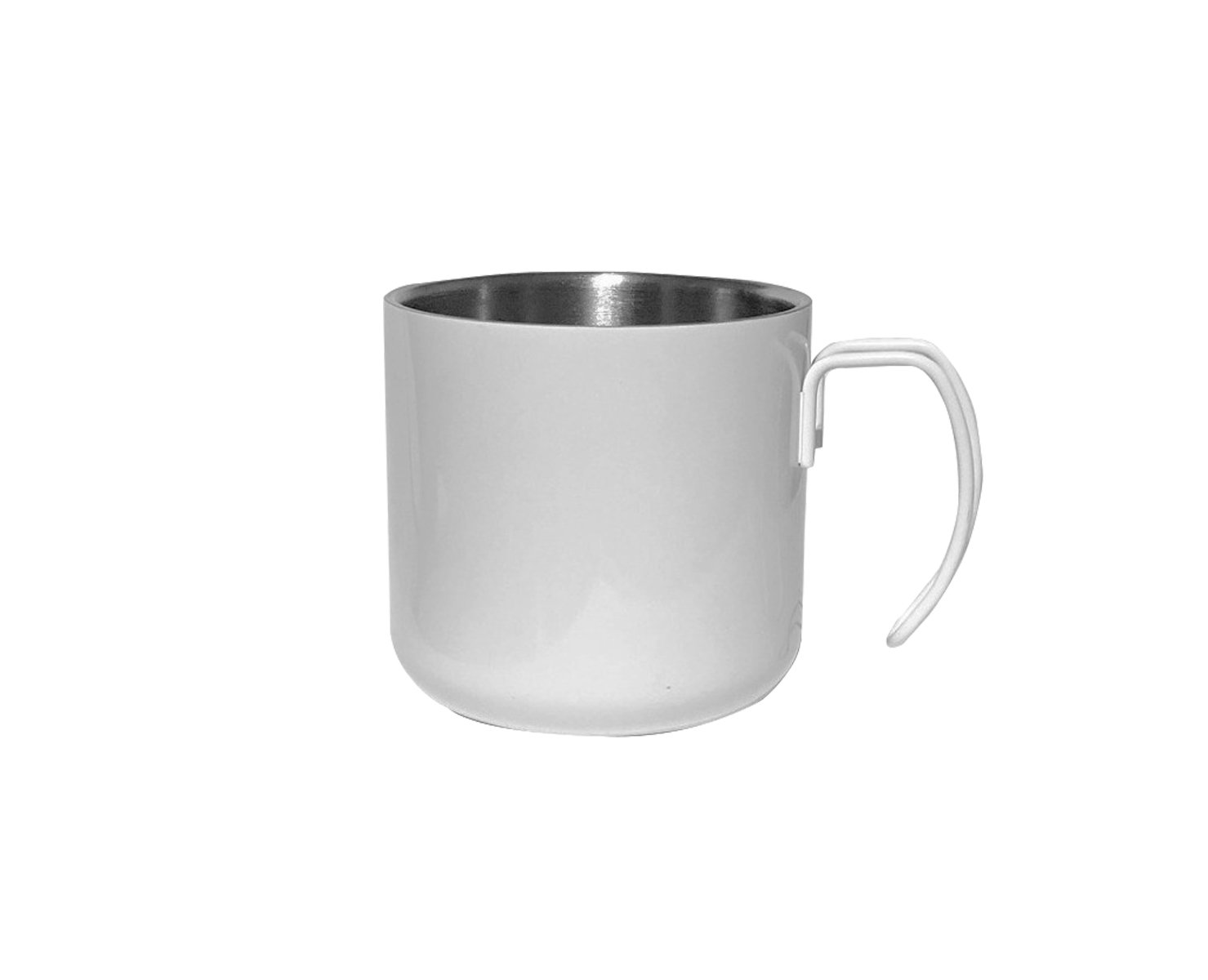 TAZA ACERO PREMIUM 450 ML BLANCO