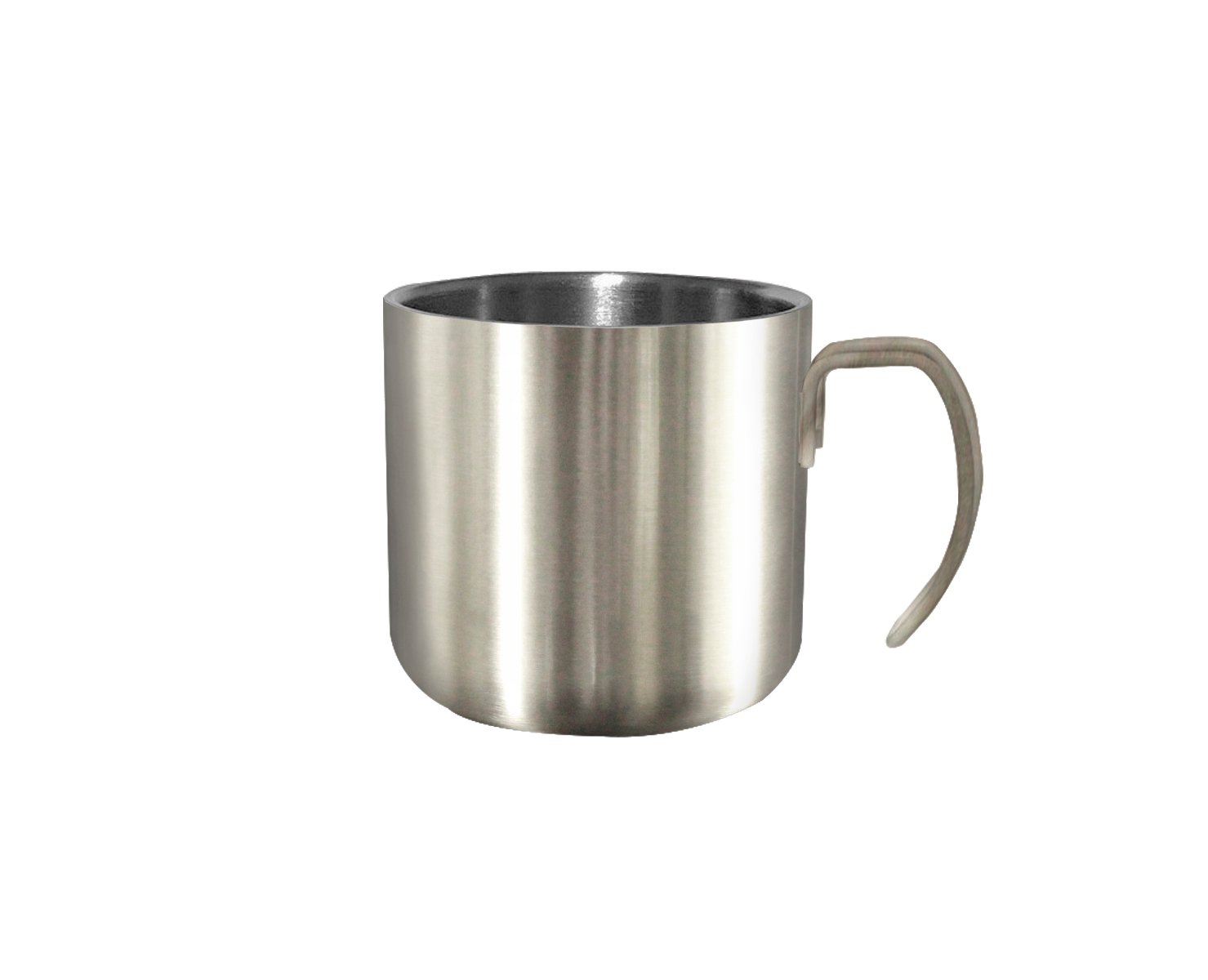 TAZA ACERO PREMIUM 450 ML PLATA