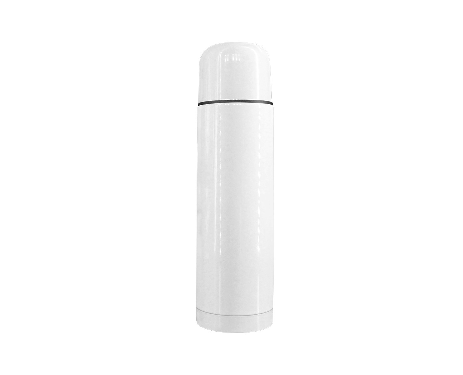 TERMO BLANCO TIPO BALA CLASICO 750 ML.