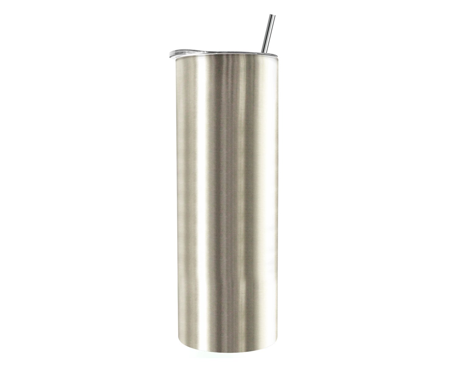 TERMO ACERO CABOS 20 OZ. PLATA C/POPOTE