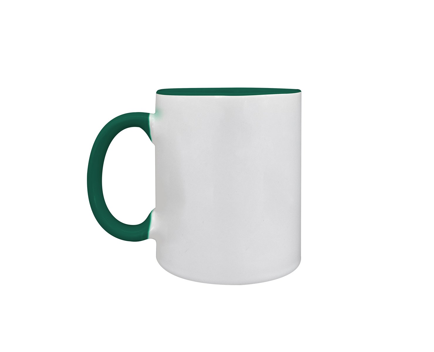 TAZA INTERIOR/ASA VERDE OBSCURO 11 OZ